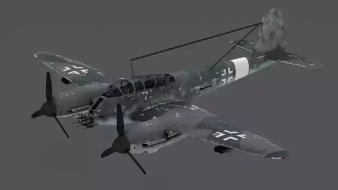 Messerschmitt Me 410 B-6 R3  Anti-Shipping Radar Night Fighter