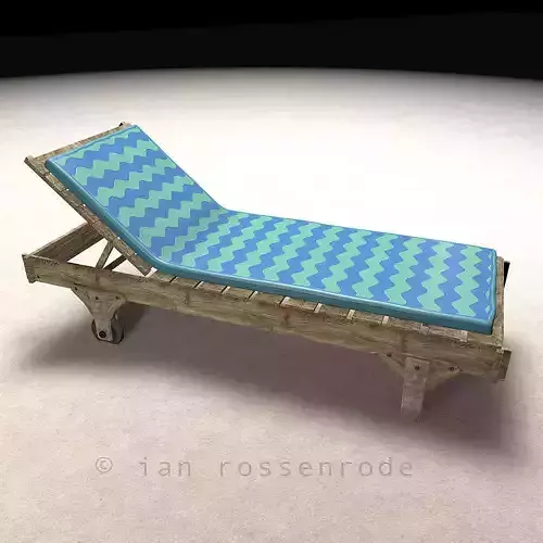 Rustic Beach Recliner