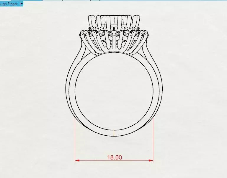 Rings 3D print model_3