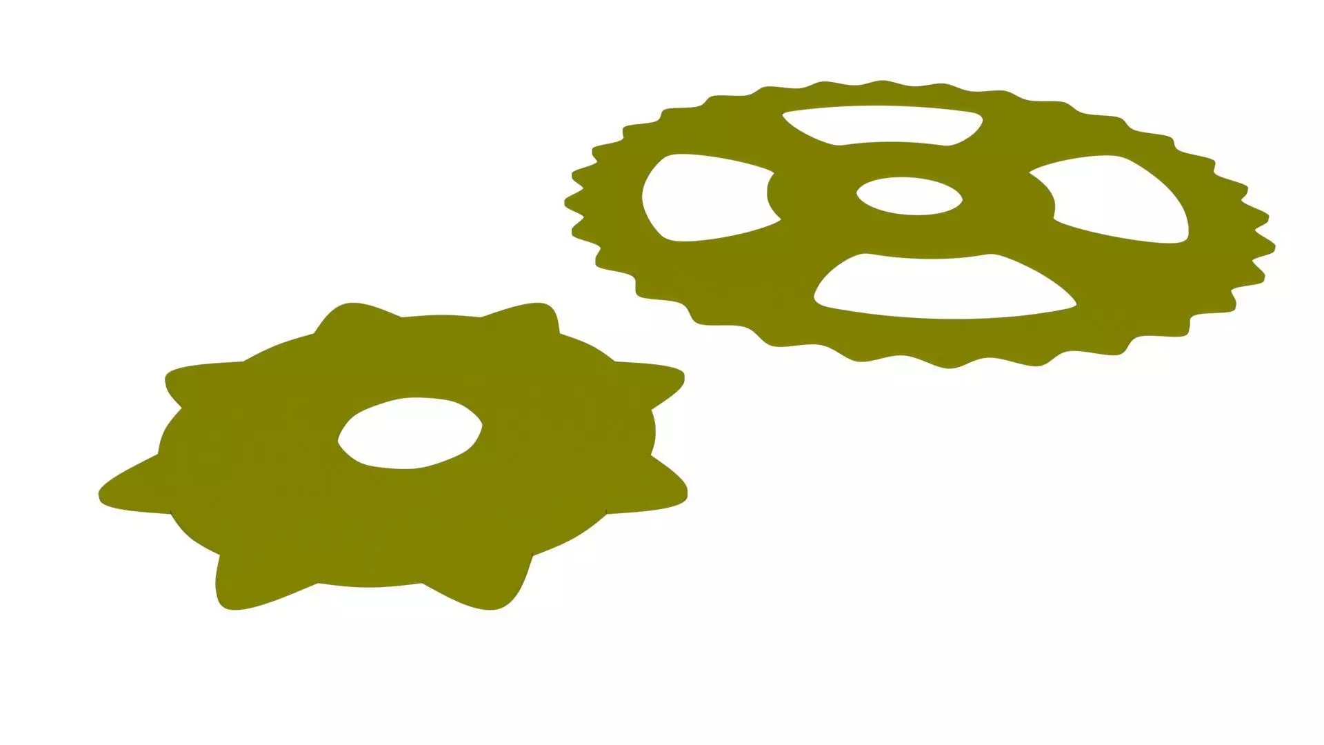 Benz Patent Motorwagen Chain Gears 3D model_8