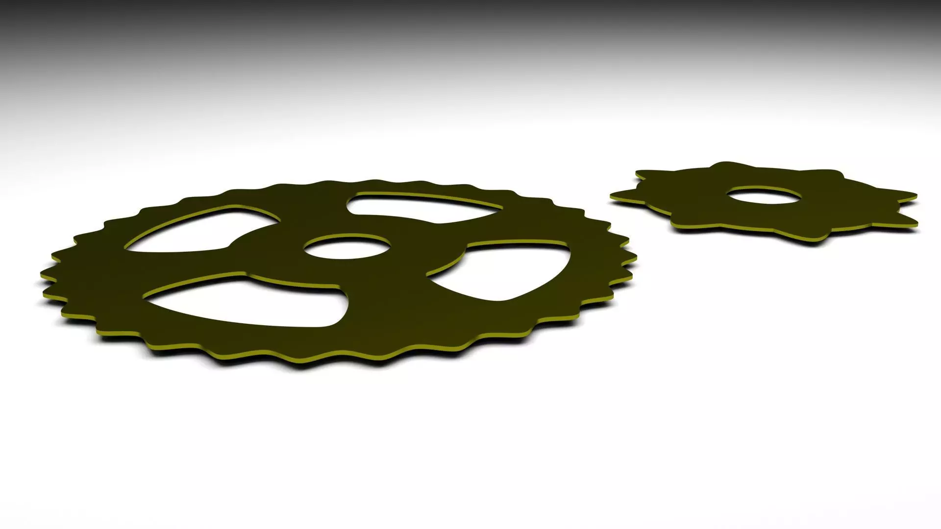 Benz Patent Motorwagen Chain Gears 3D model_3