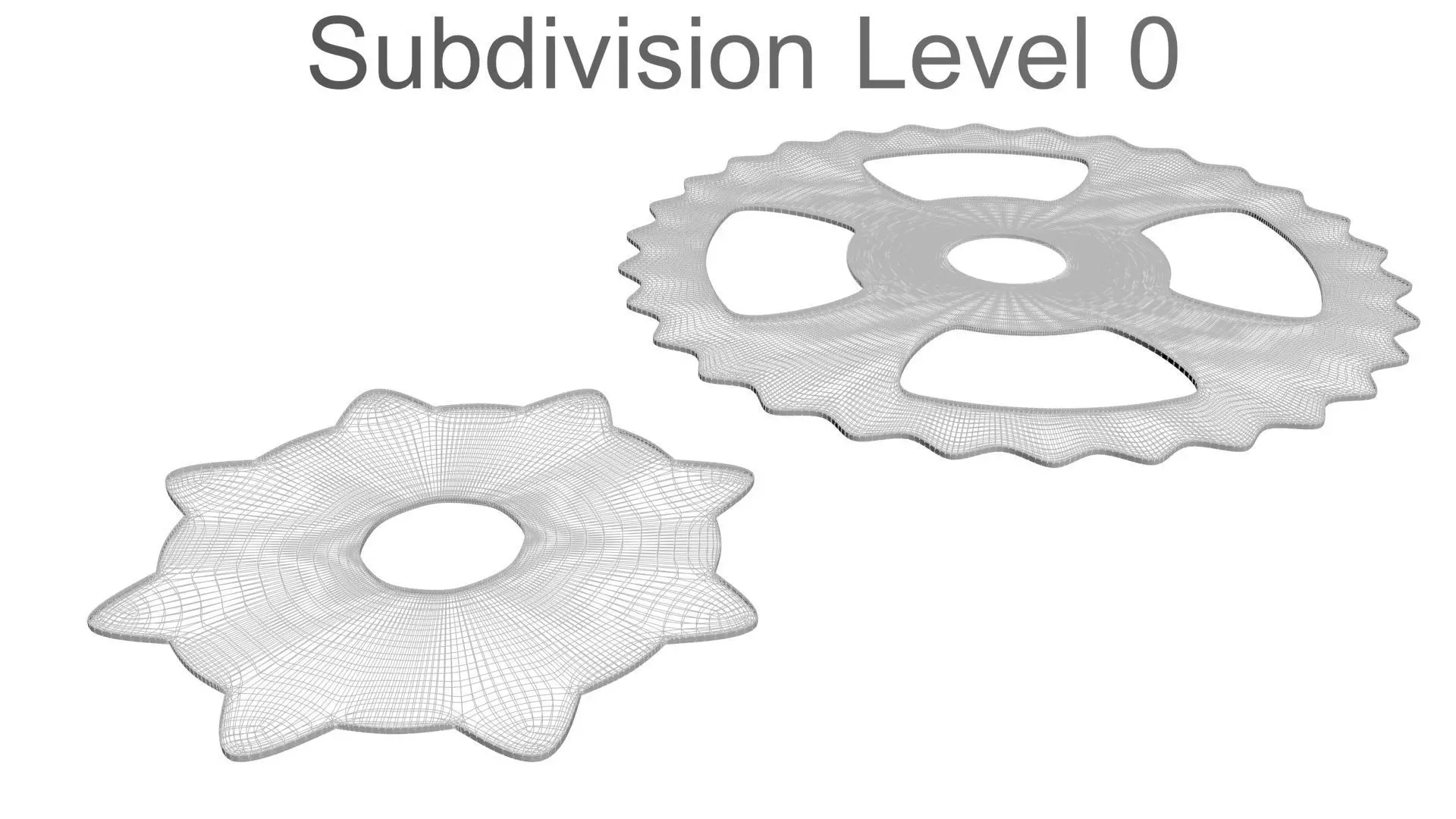 Benz Patent Motorwagen Chain Gears 3D model_23