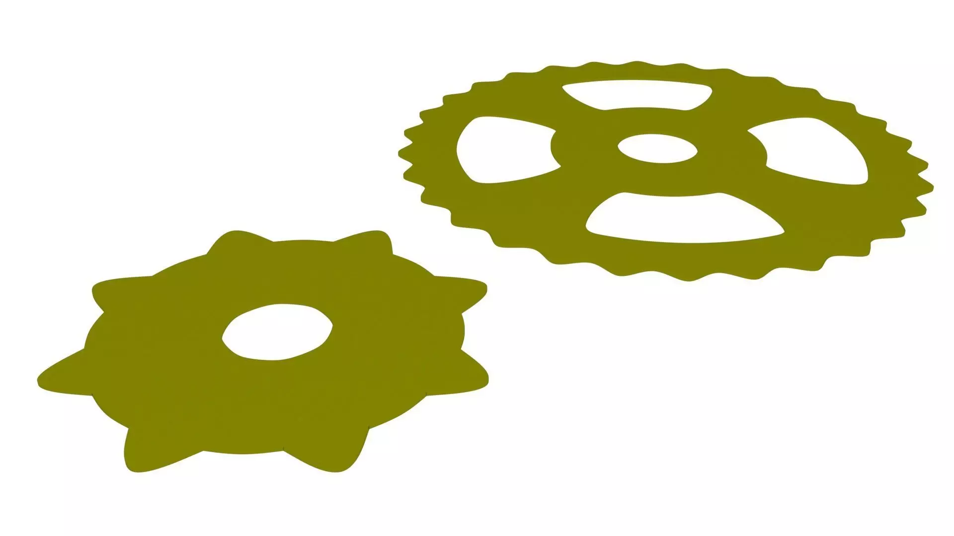 Benz Patent Motorwagen Chain Gears 3D model_13