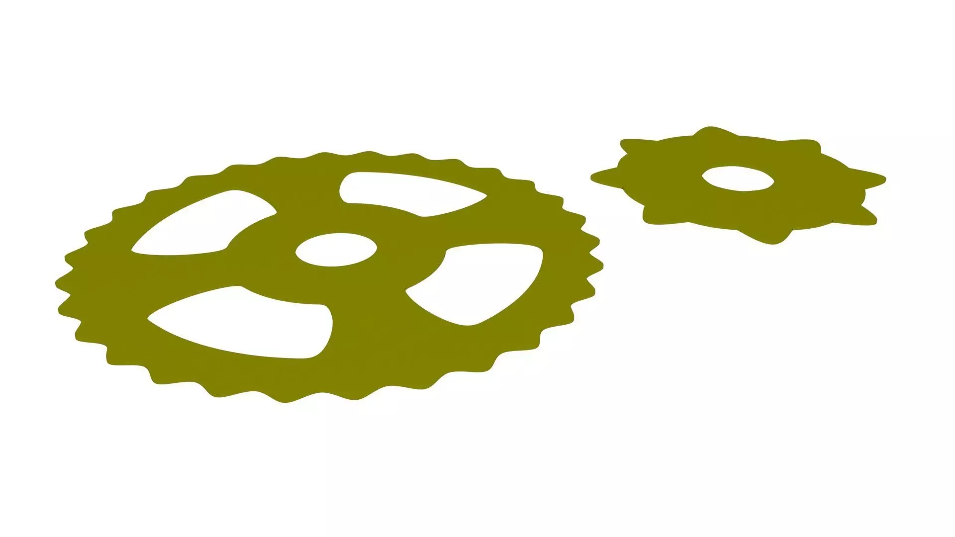Benz Patent Motorwagen Chain Gears 3D model_10