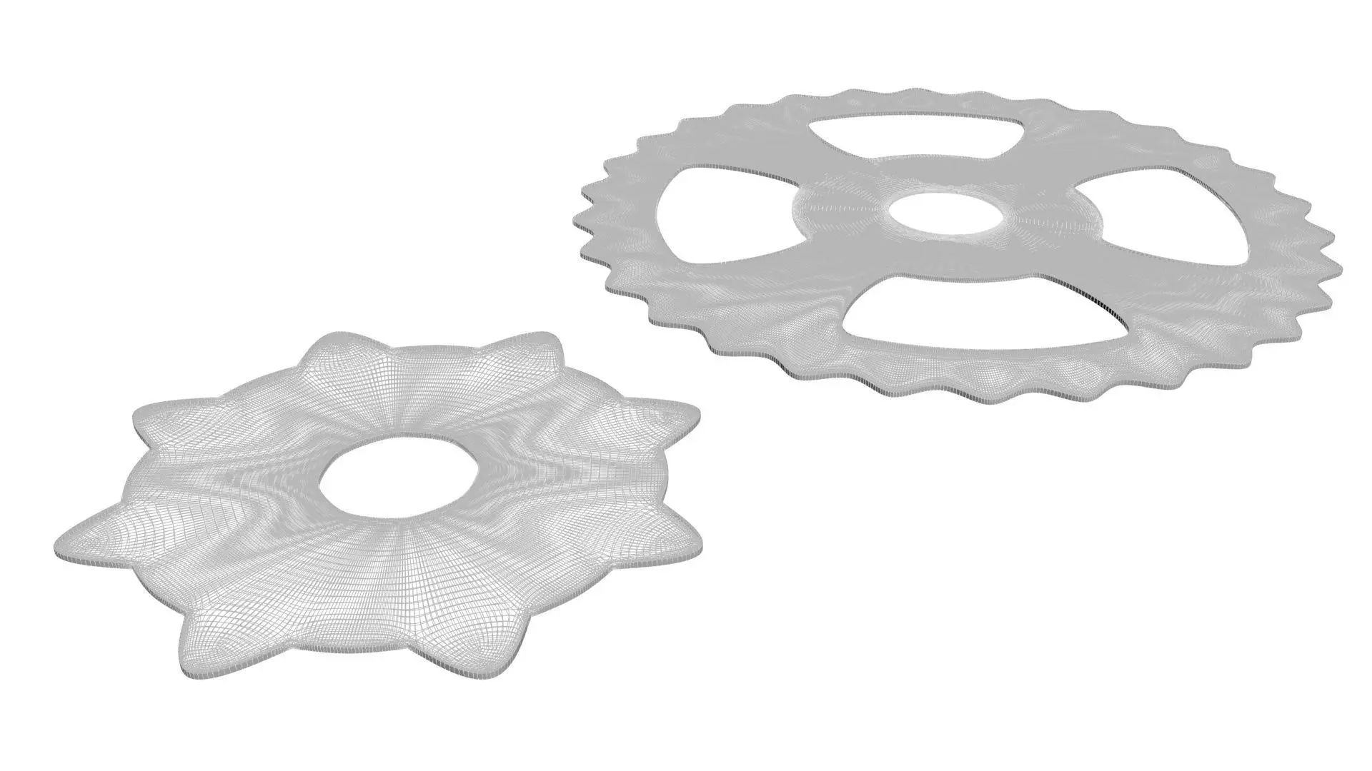 Benz Patent Motorwagen Chain Gears 3D model_15