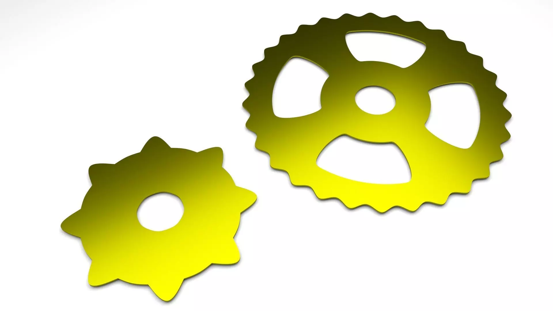 Benz Patent Motorwagen Chain Gears 3D model_0