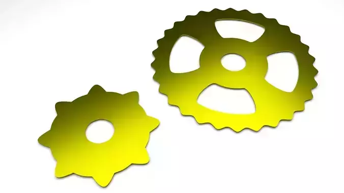 Benz Patent Motorwagen Chain Gears 3D model Benz Patent Motorwagen Chain Gears 3D model