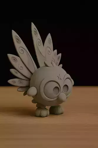 Tofu encantador Dofus and Wakfu STL