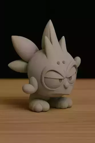 Tofu comedido Dofus and Wakfu STL