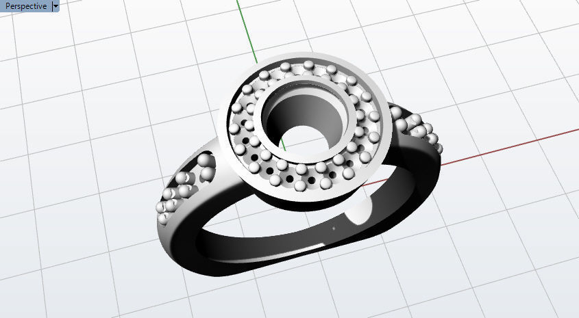 Halo ring 3D print model_1