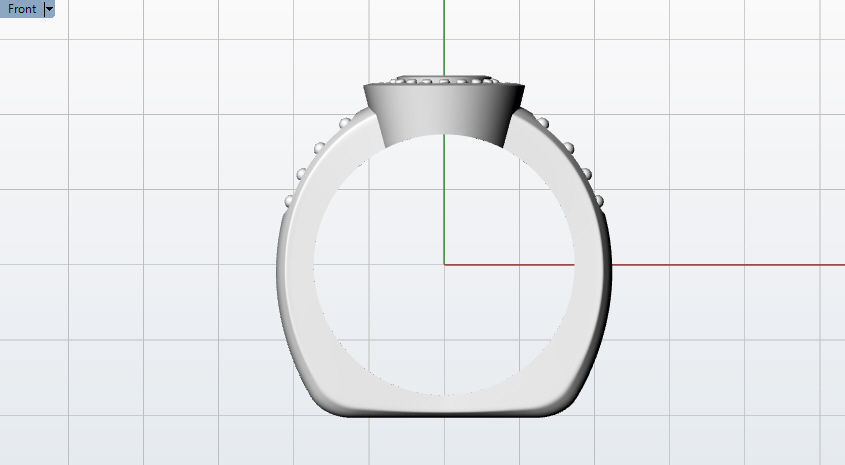 Halo ring 3D print model_2