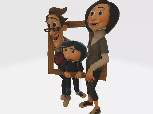 Coraline Photo The Others with Coraline Model 02 3D print model_1