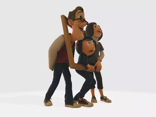 Coraline Photo The Others with Coraline Model 02 3D print model_4