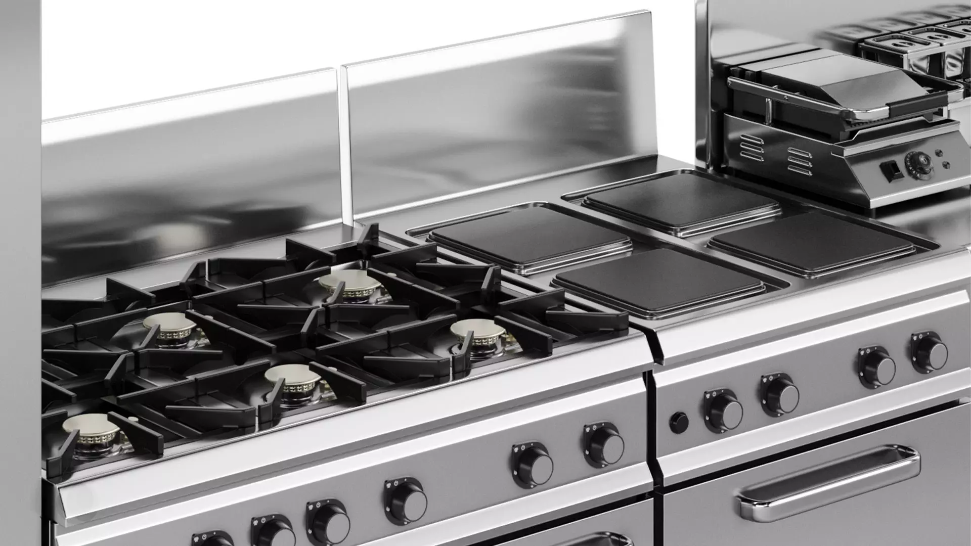 Set of equipment for cafes and restaurants 3D model_7