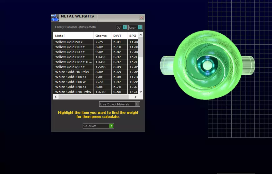 Designer jewelry set 3D print model_4