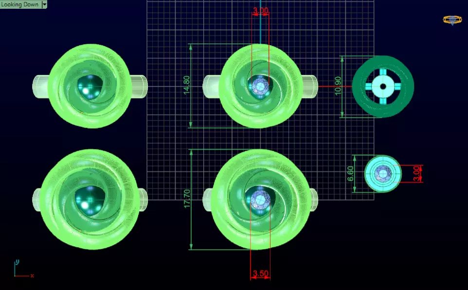 Designer jewelry set 3D print model_3