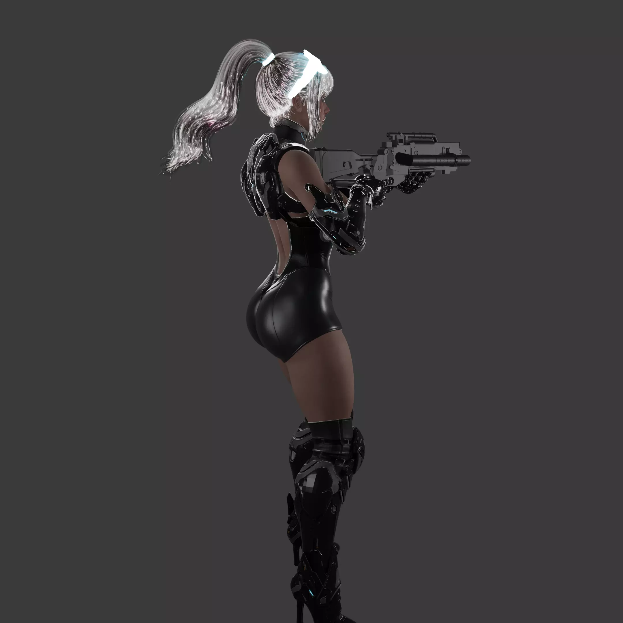 Ines Raya Future Warrior 3D print model_6