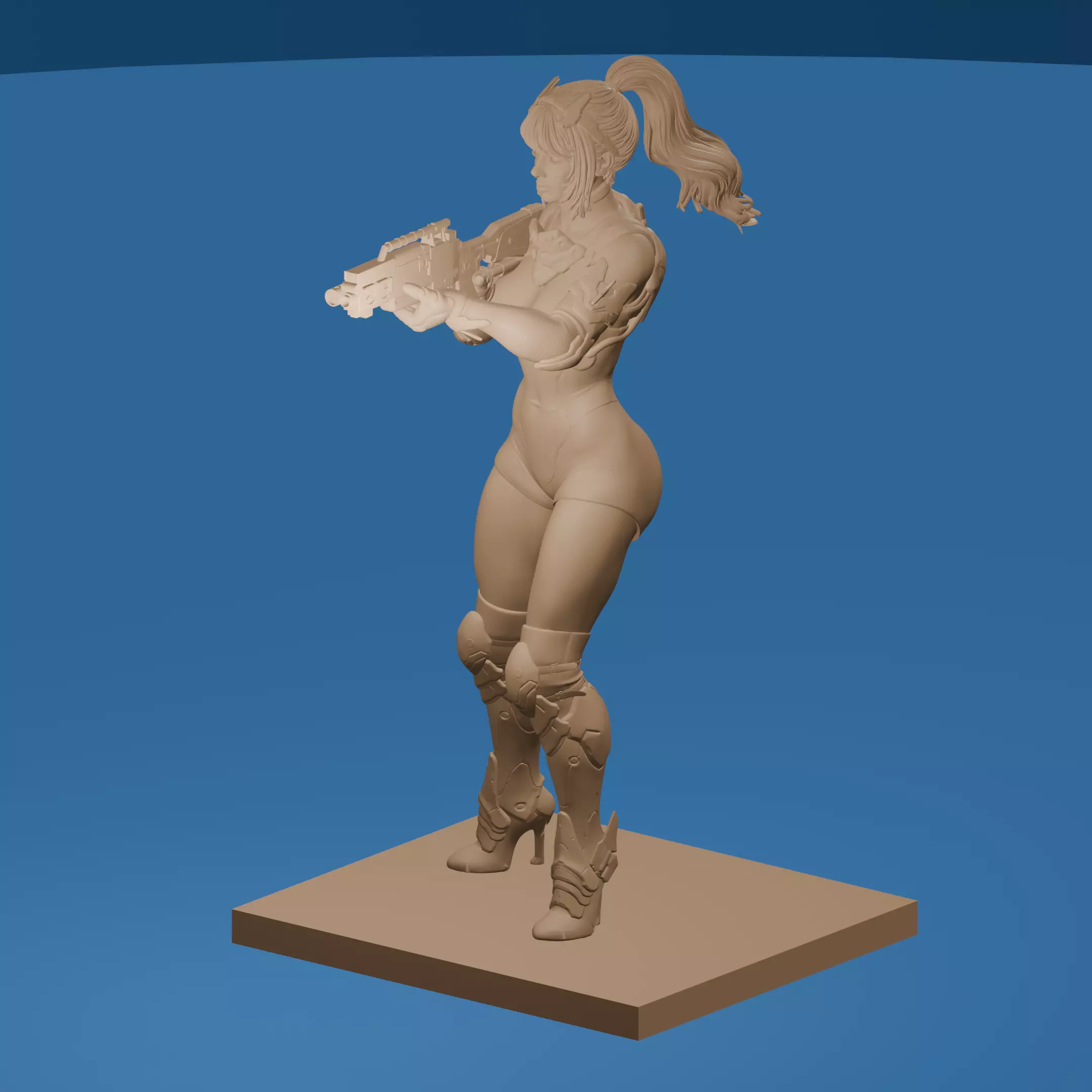 Ines Raya Future Warrior 3D print model_0