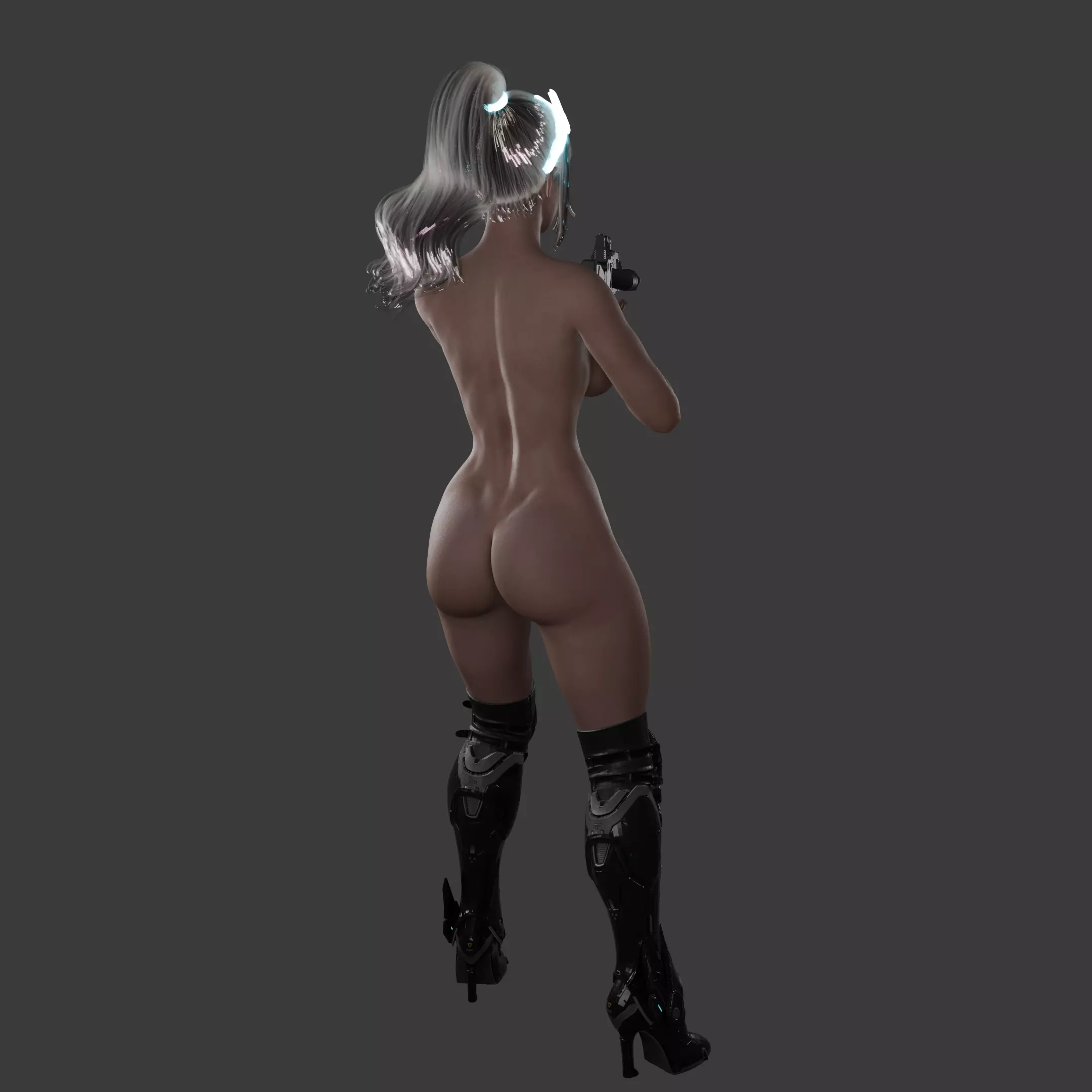 Ines Raya Future Warrior 3D print model_3