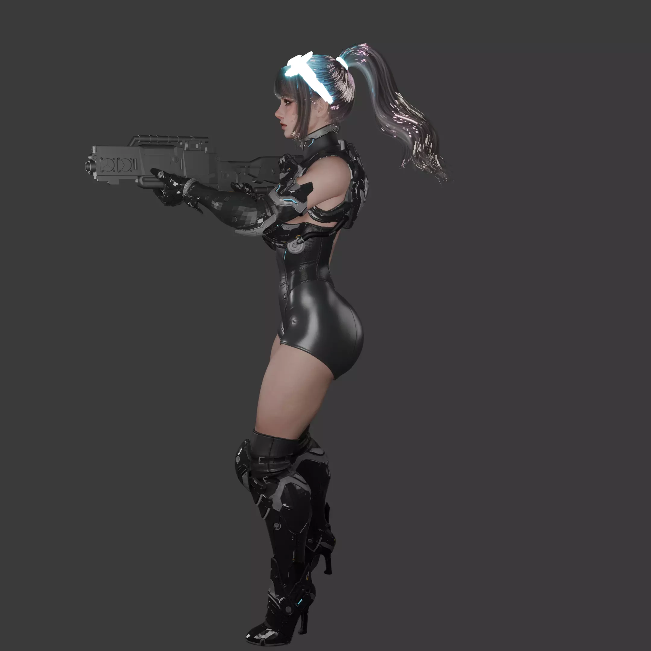 Ines Raya Future Warrior 3D print model_4