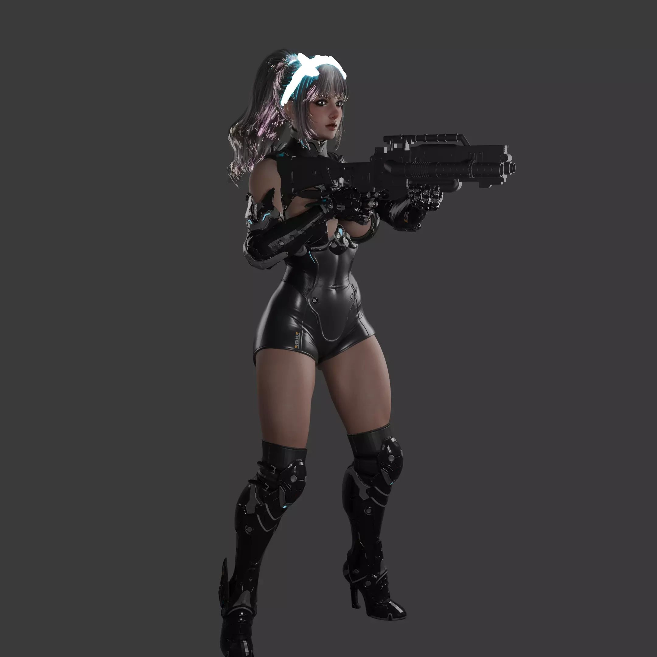 Ines Raya Future Warrior 3D print model_7