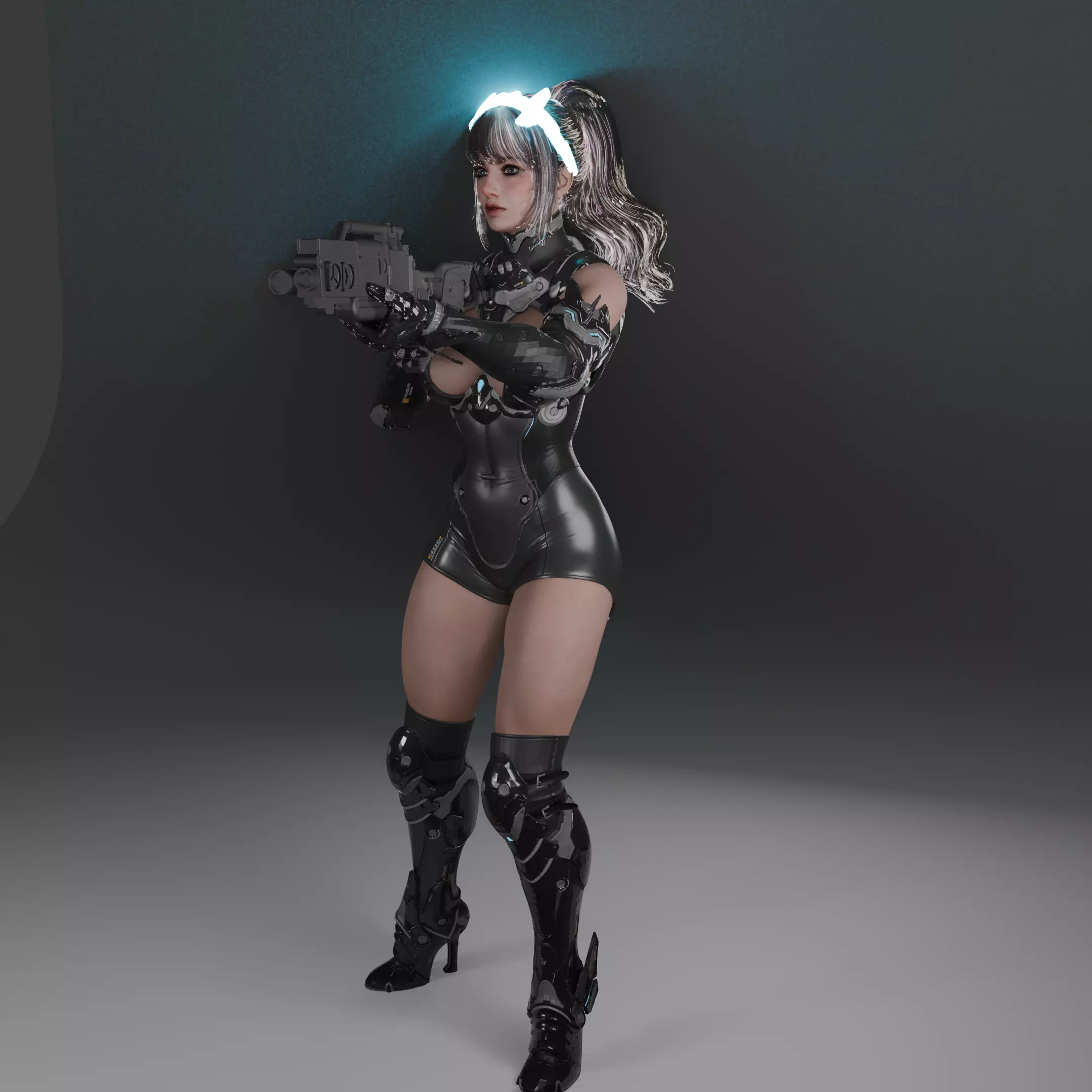 Ines Raya Future Warrior 3D print model_1