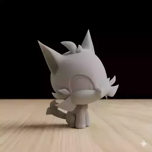 Pequeno Miaumiau Blanco Dofus and Wakfu STL