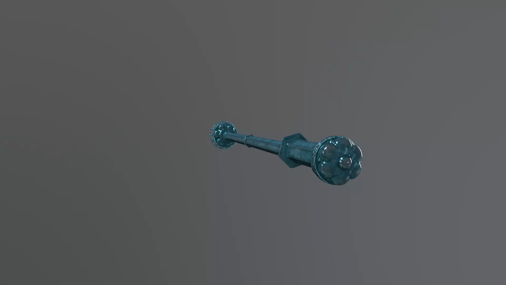 Ceremonial Staff 3D Model - Game Ready PBR Textures 3D model_5