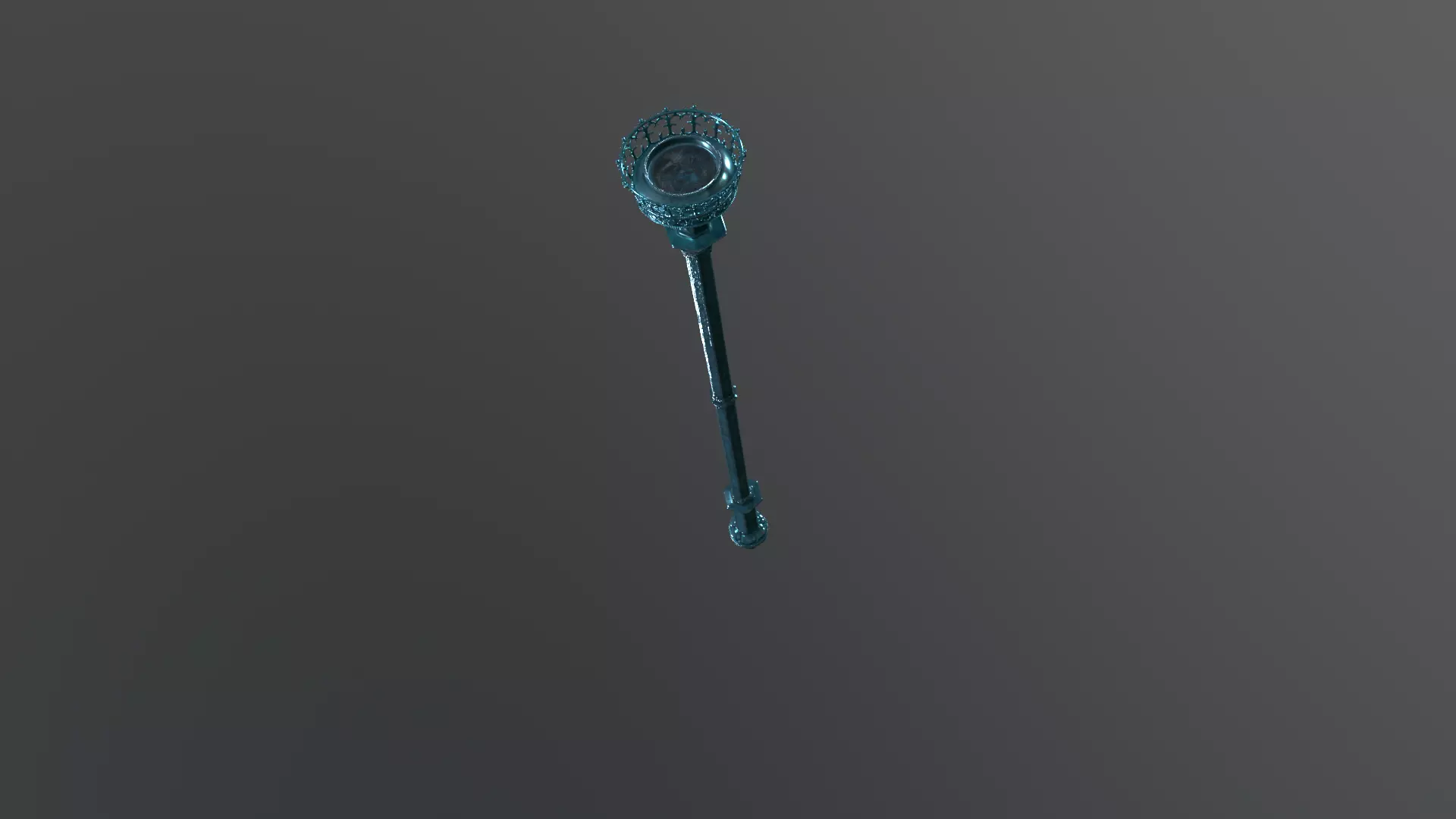 Ceremonial Staff 3D Model - Game Ready PBR Textures 3D model_4