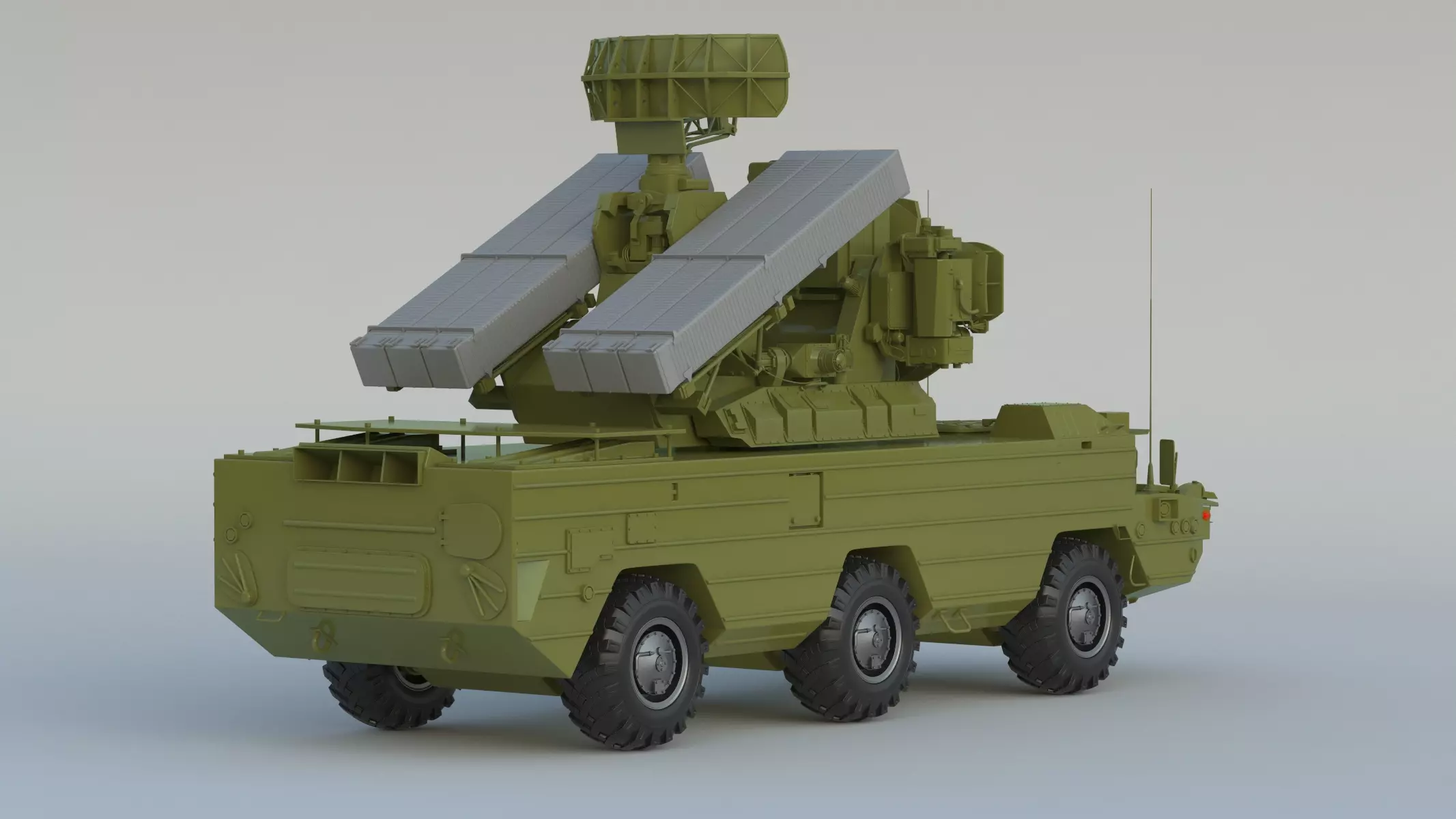 9K33 Osa SA 8 Free 3D model_3