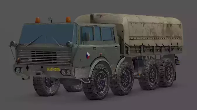Tatra 813 8x8 Koloss Heavy Truck 3D Model