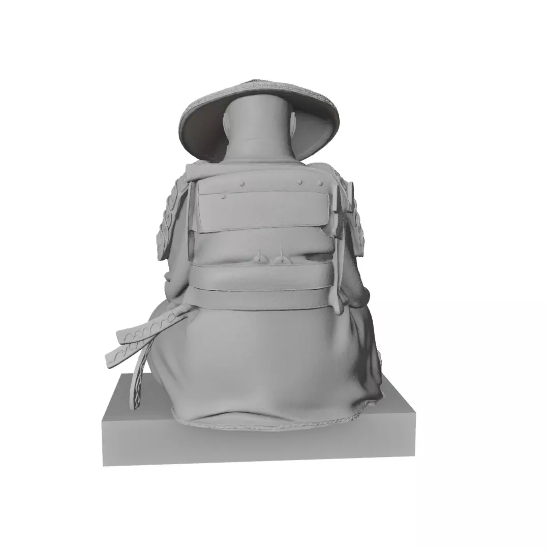 Samurai 3D print model_2