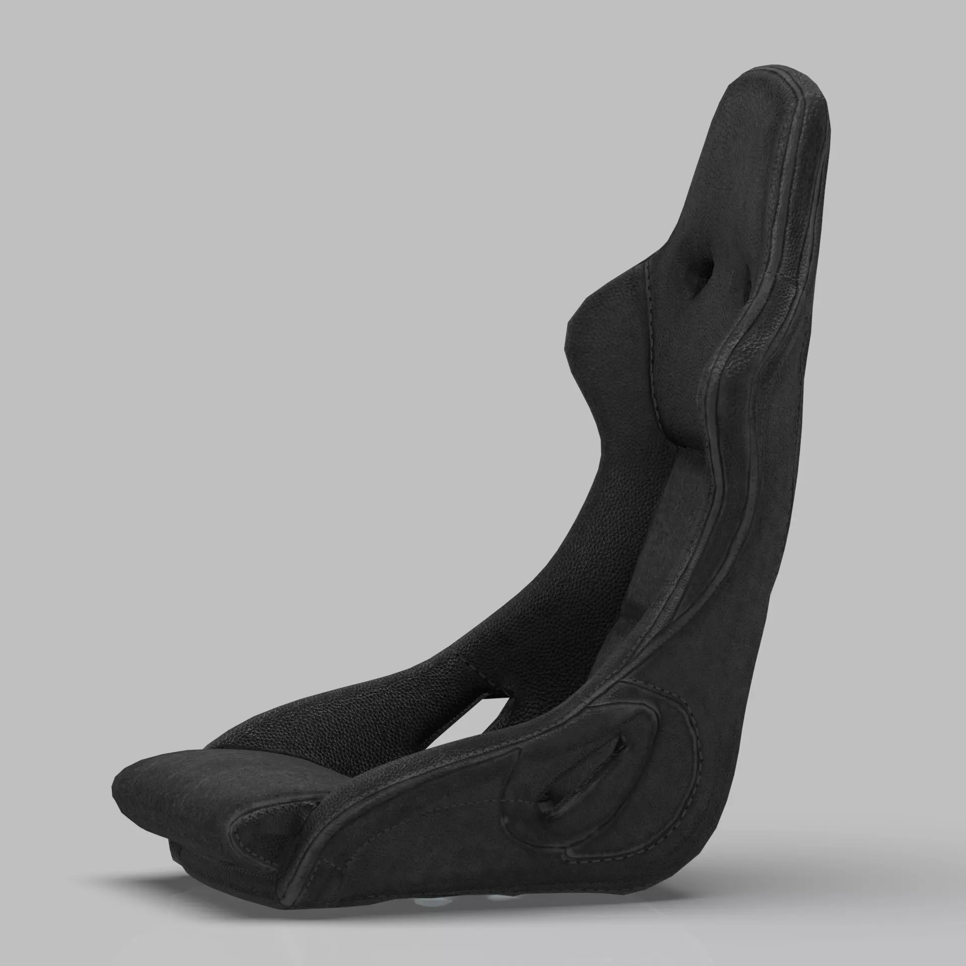 Racing Bucket Seat High-Quality 4K PBR Textures Low-poly 3D model_14