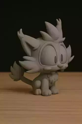 Miaumiau de las nieves Dofus and Wakfu STL