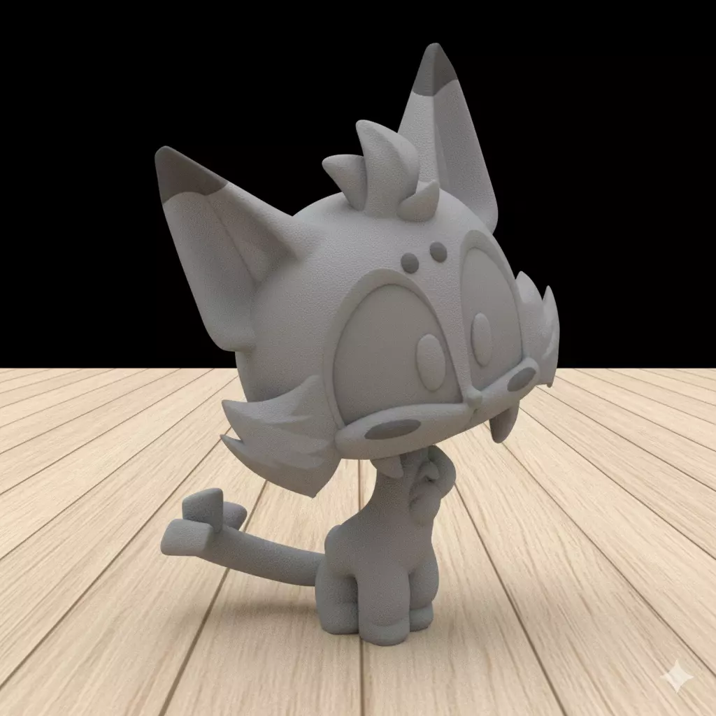 Miaumiau comedido Dofus and Wakfu STL 3D print model_0