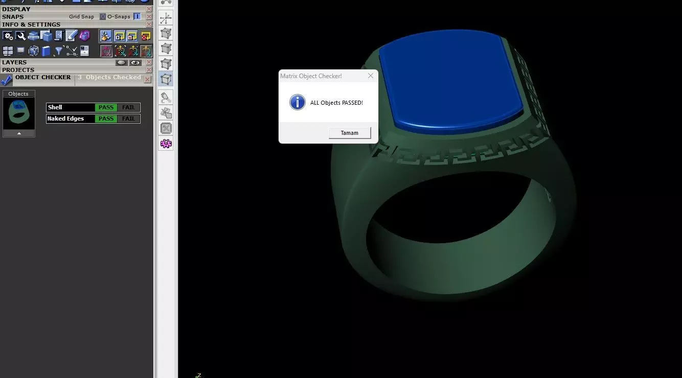 Onix Tasli Erkek Yuzugu 3D print model_1