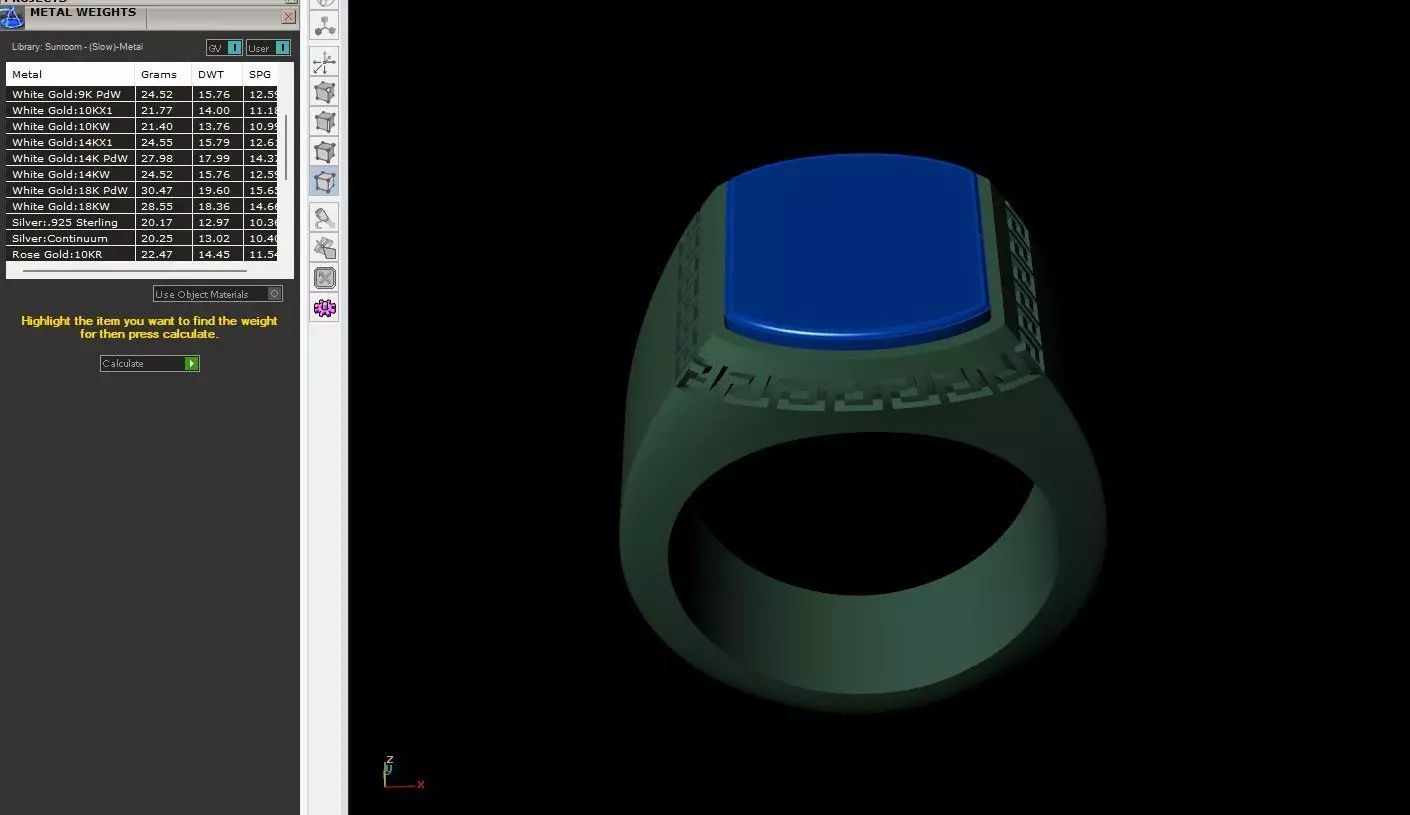 Onix Tasli Erkek Yuzugu 3D print model_3