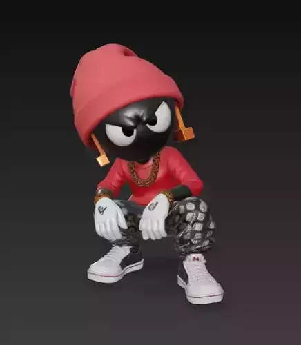 Marvin the Martian Street cloth