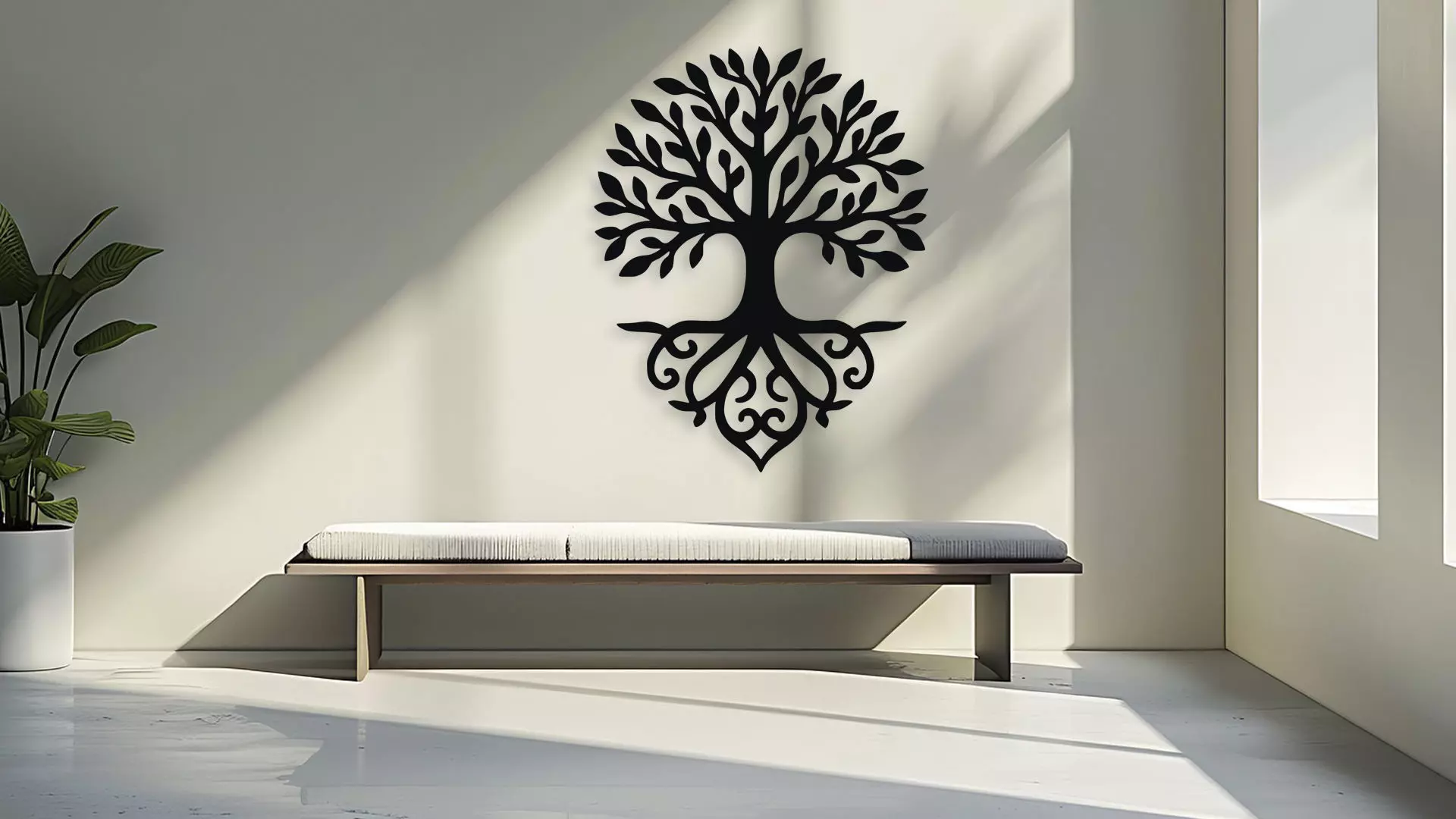 Tree of Life Wall Decor Art 3D model_3