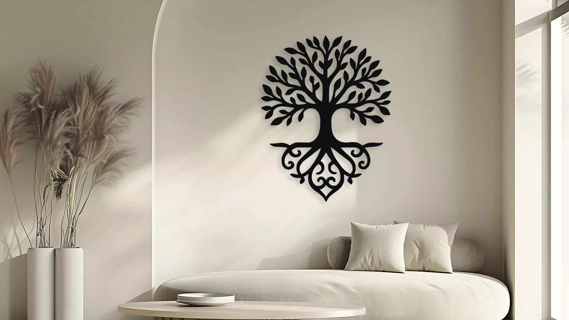 Tree of Life Wall Decor Art 3D model_5