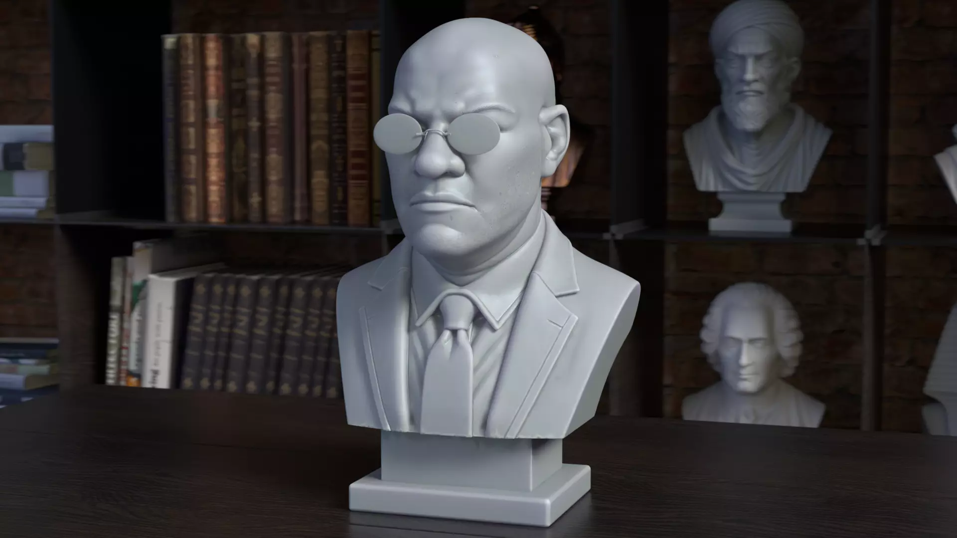 Morpheus Bust Sculpture 3D Printable STL File 3D print model