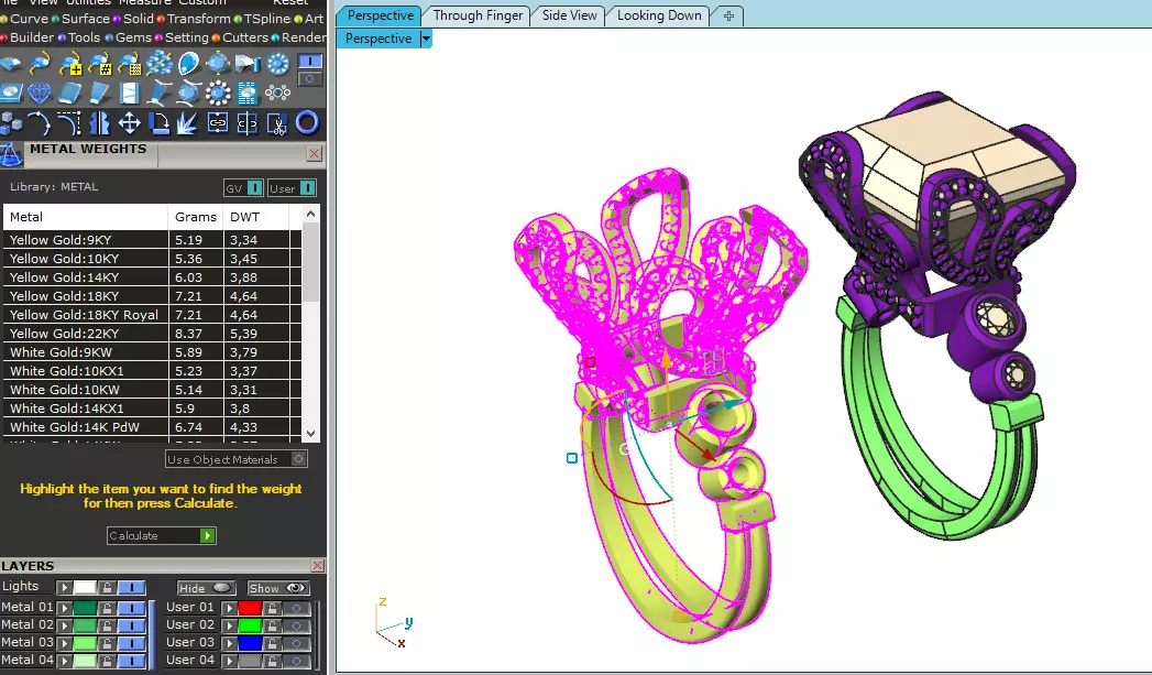Design ring 3D print model_7