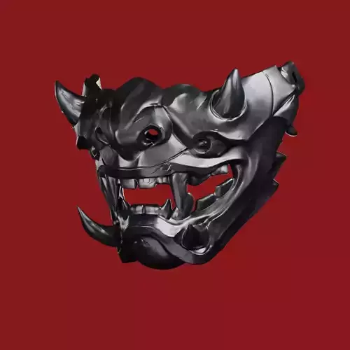 Oni Mask 3D Printable Model