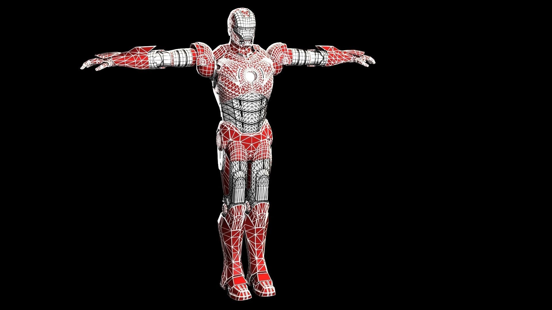Iron Man 3D model_9