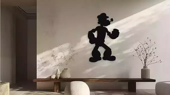 Popeye Wall Decor Art
