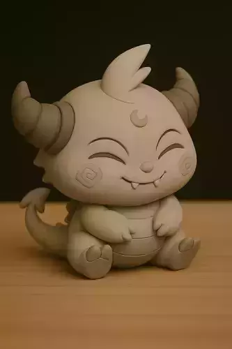 Gongon tripudo Dofus and Wakfu STL