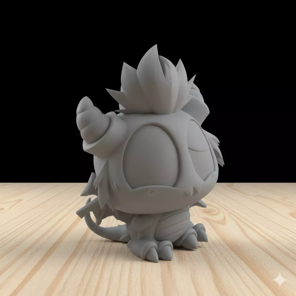 Gongon pringoso Dofus and Wakfu STL 3D print model