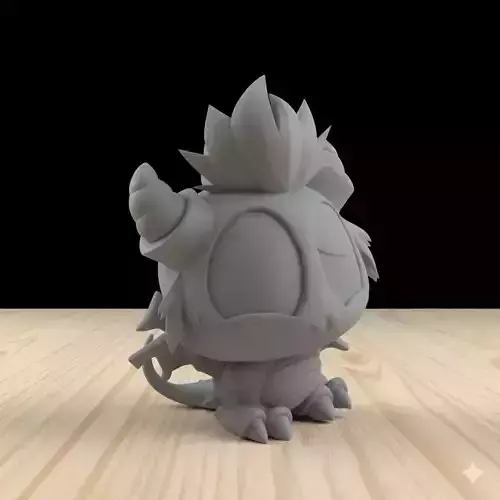 Gongon pringoso Dofus and Wakfu STL