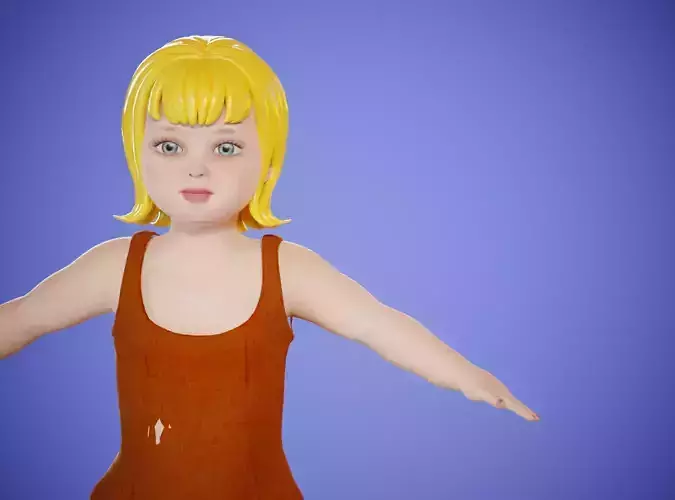 game  cartoon rigged baby