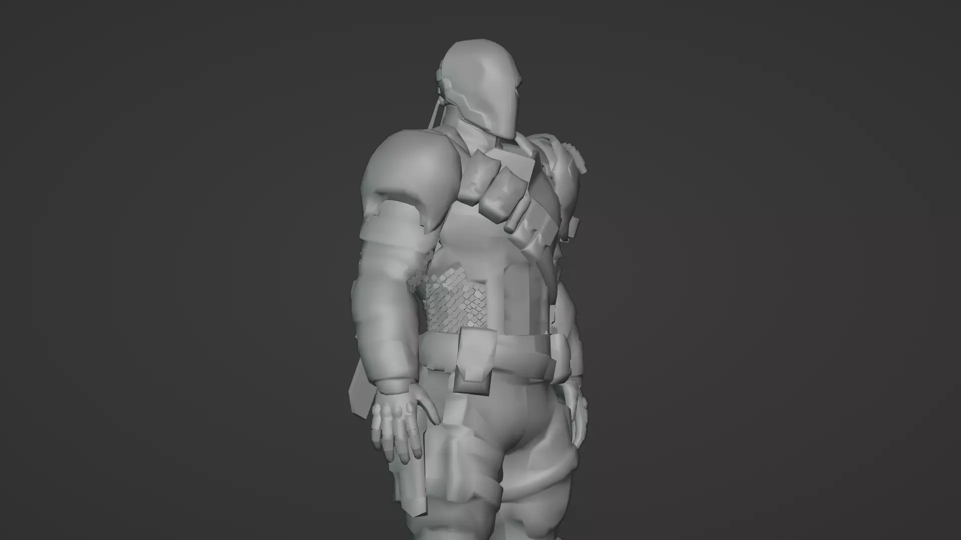 Deathstroke 3D Model Assassin Realistic Military Fully Rigged Low-poly 3D model_25